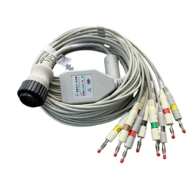Cable integral compatible ECG Cardioline de la serie Delta y Elan.